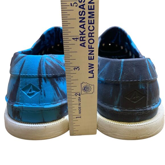 SPERRY Authentic Original Float Boat Shoe Women's 9 Blue Marbled Unisex Mens 7 - Picture 9 of 12